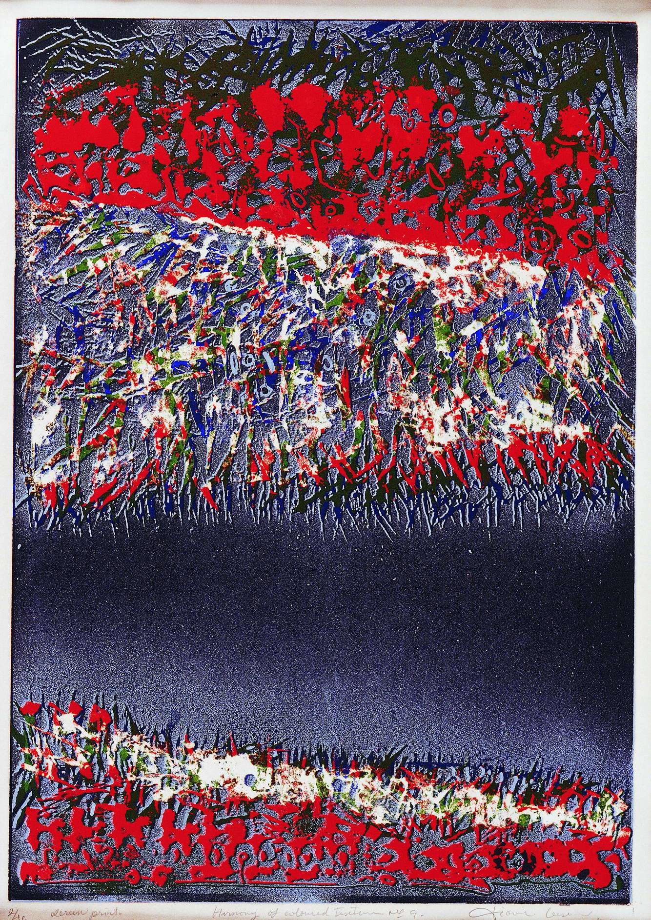 Harmony of Colored Texture No.9